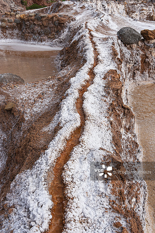 秘鲁盐矿梯田图片素材