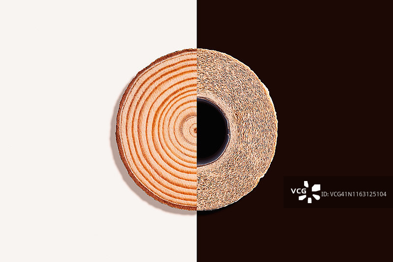 从木材到卫生纸图片素材