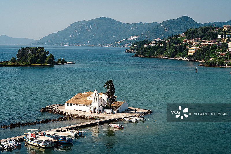 科孚岛（希腊）的弗拉赫纳修道院图片素材