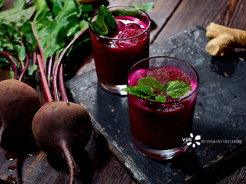 甜菜冰沙图片素材