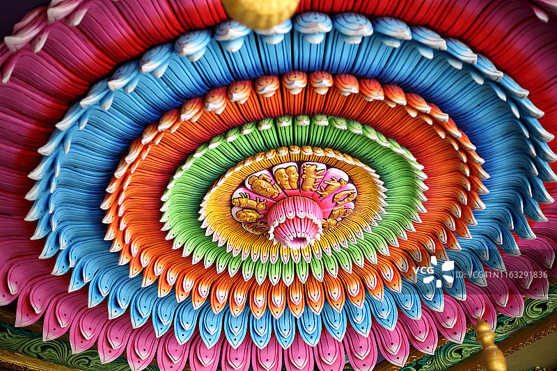 印度泰米尔纳德邦印度教寺庙内部特写图片素材