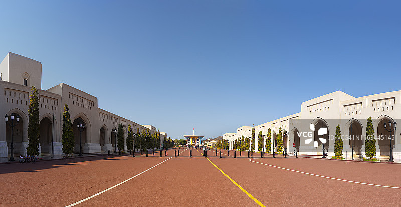 马斯喀特Al Alam王宫图片素材