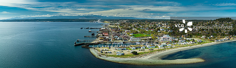 汤森港和奥林匹克半岛图片素材