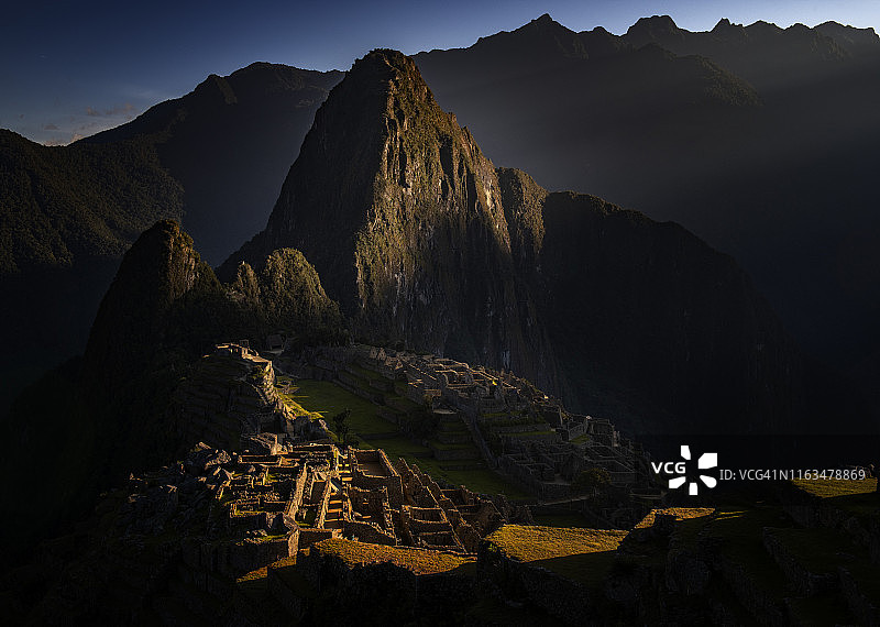 秘鲁马丘比丘印加遗址图片素材