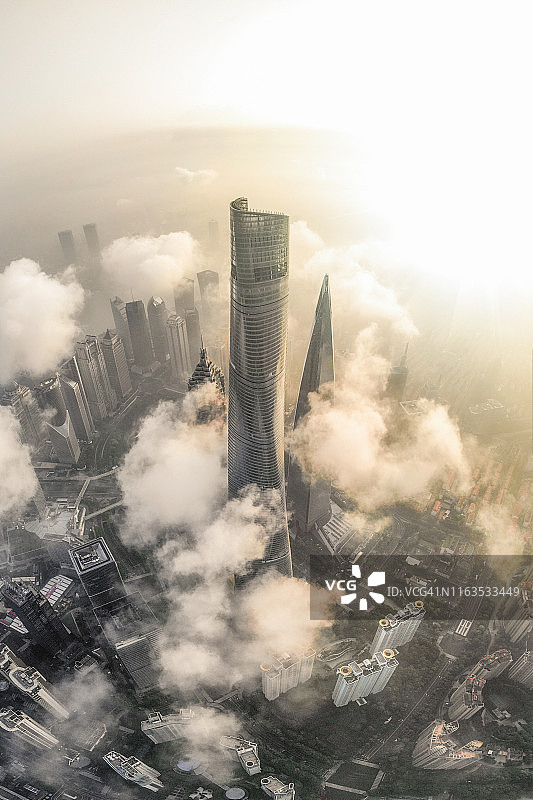 上海陆家嘴城市风光图片素材