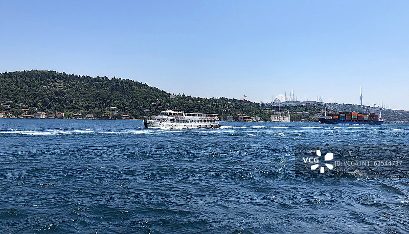 伊斯坦布尔博斯普鲁斯海峡图片素材