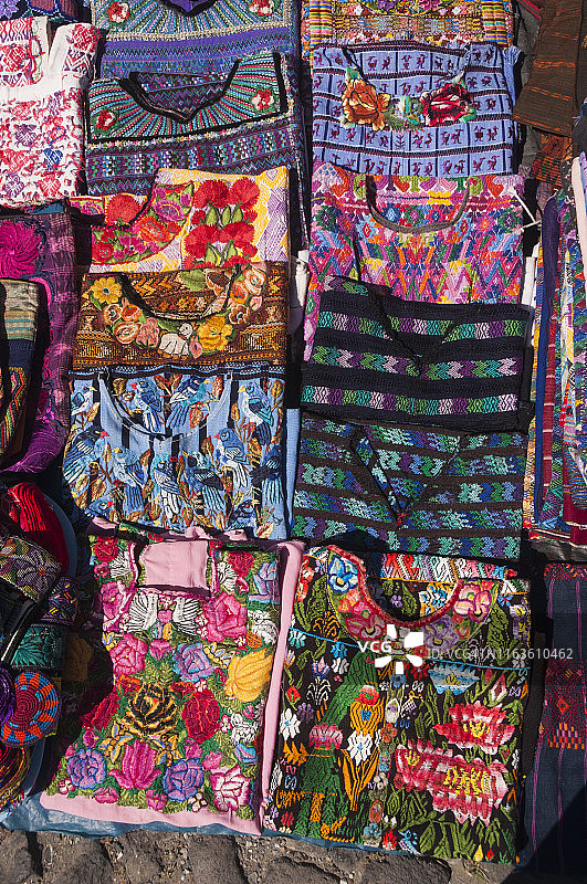 彩色危地马拉纺织品图片素材