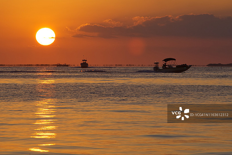 佛罗里达群岛日落图片素材