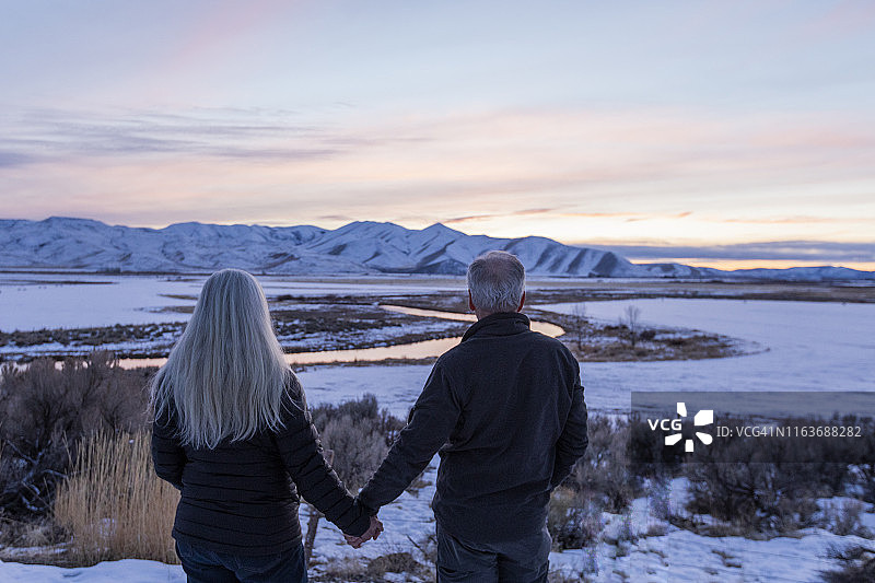 在爱达荷州皮卡博的情侣图片素材