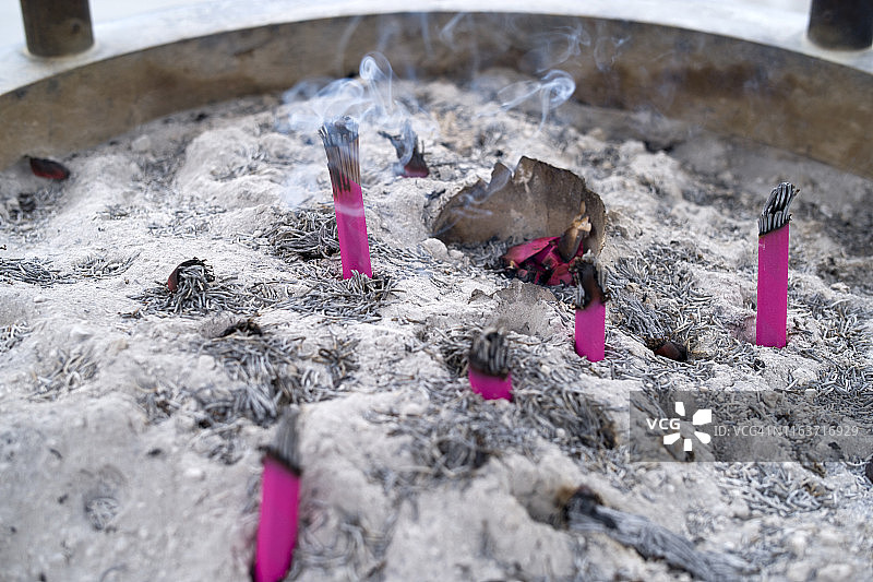 日本东京上野提供香火图片素材