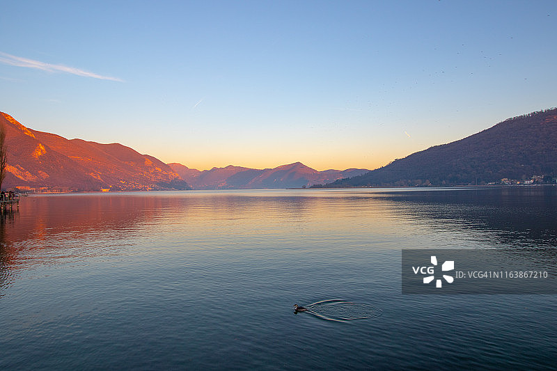 萨尔尼科日落图片素材