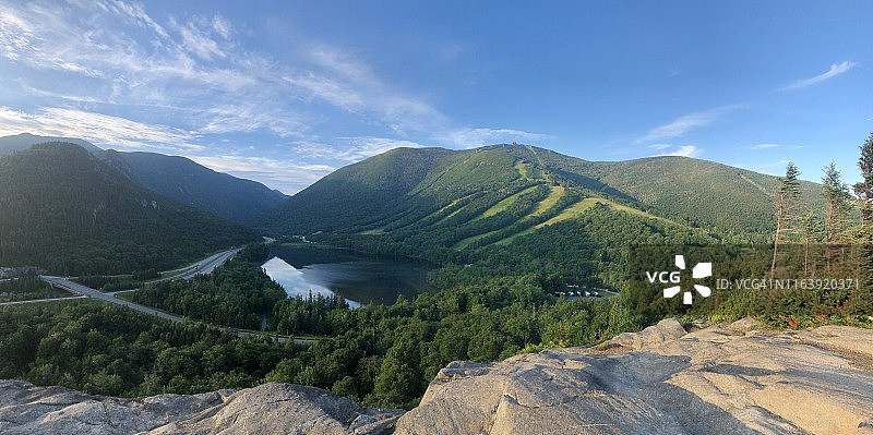 美国新罕布什尔州弗兰科尼亚峡州立公园图片素材