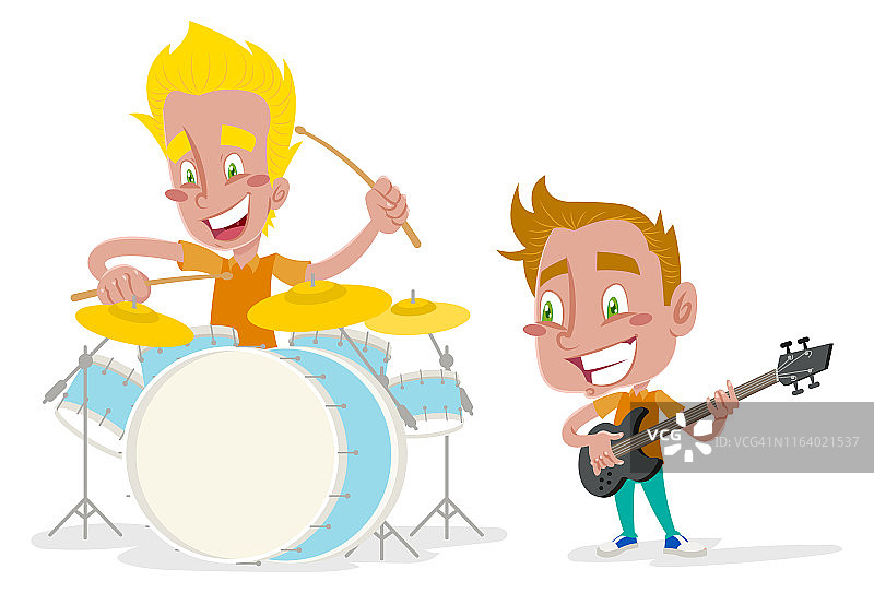 男子乐队图片素材