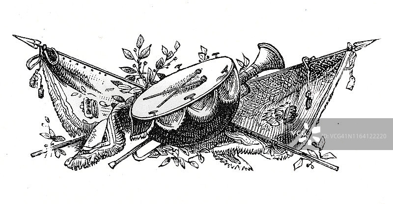 带有鼓的banner图片素材