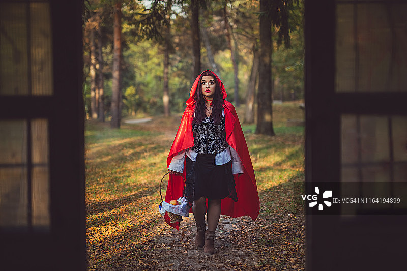 小红帽图片素材