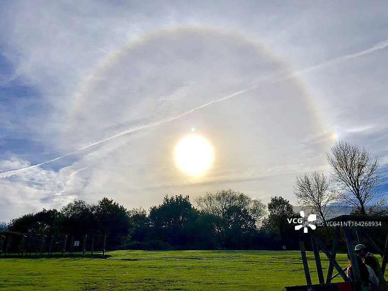 日晕图片素材