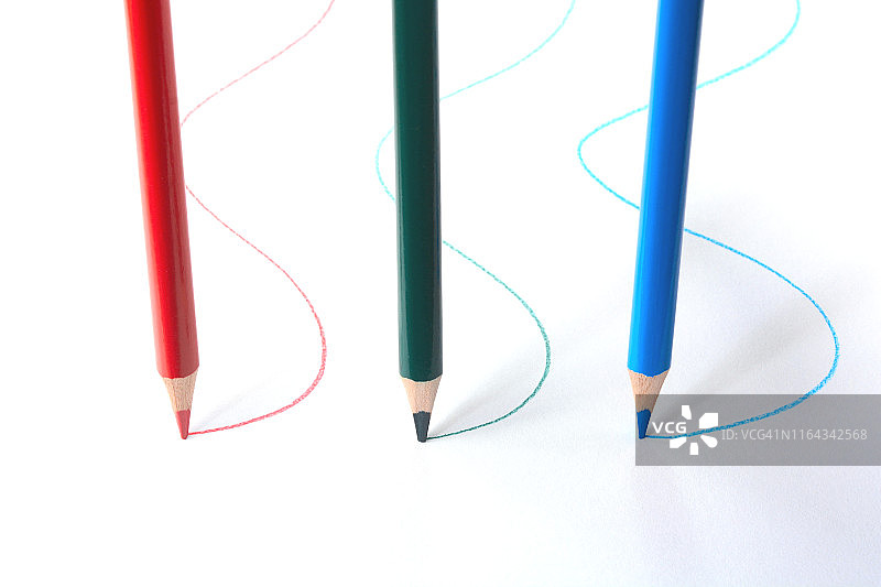 彩色铅笔图片素材