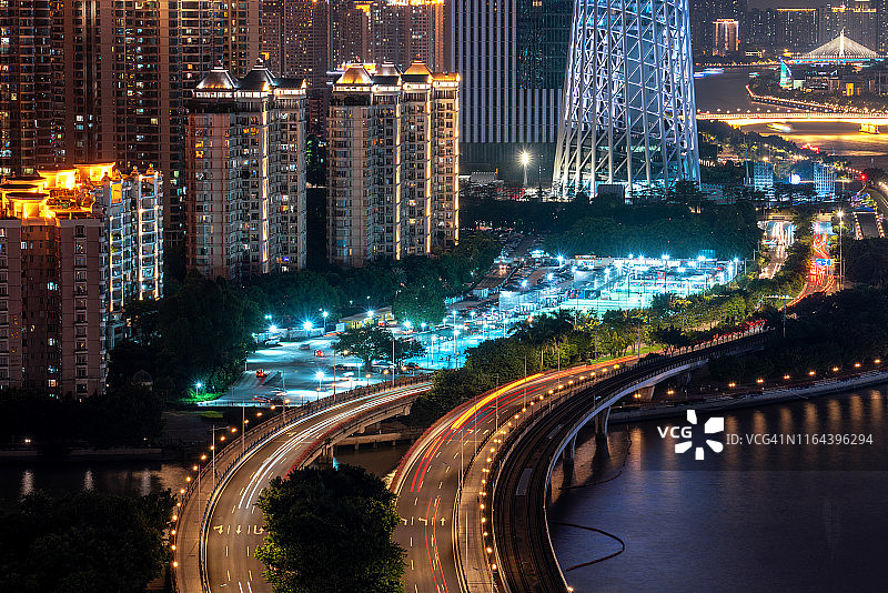 广州城市道路图片素材