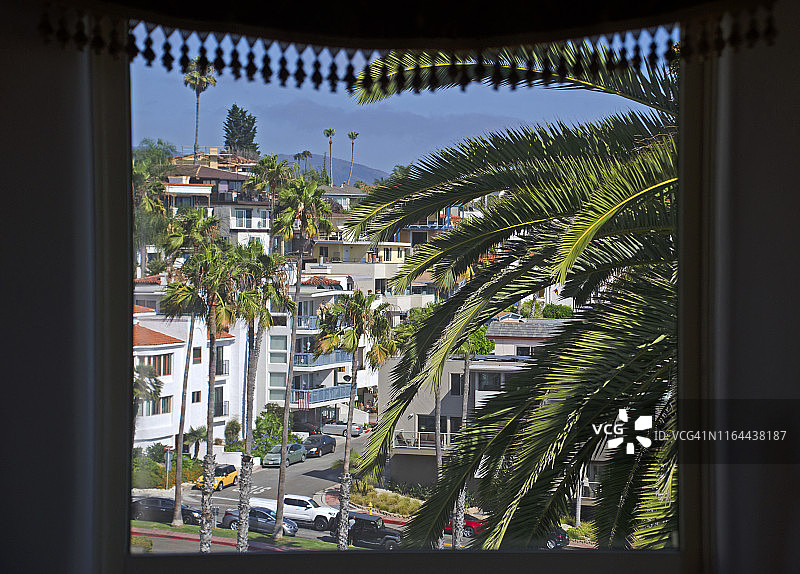 圣克莱门特海滩小镇图片素材