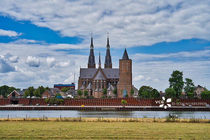荷兰库克的圣马丁努斯教堂图片素材