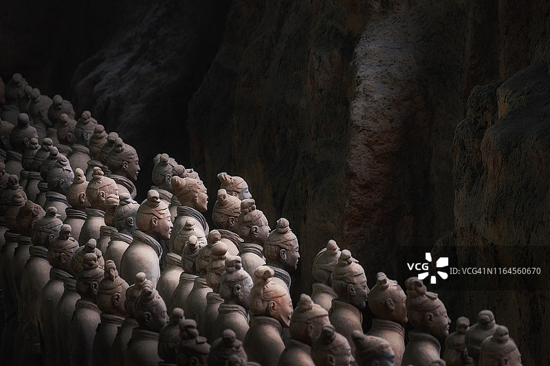 西安兵马俑图片素材