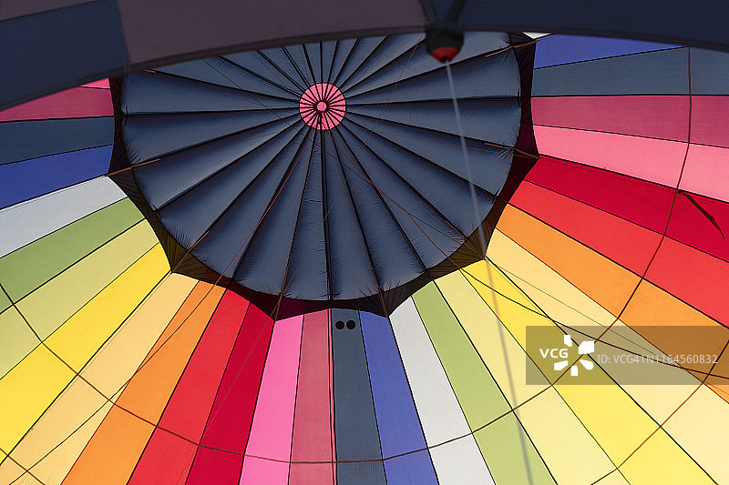 彩色热气球内部图片素材