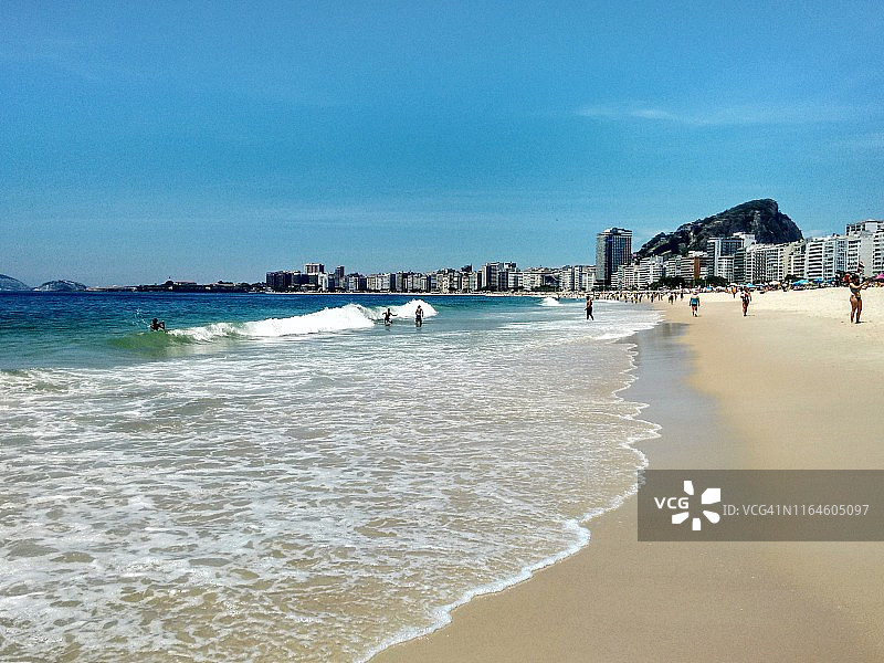 巴西里约热内卢科帕卡巴纳海滩图片素材