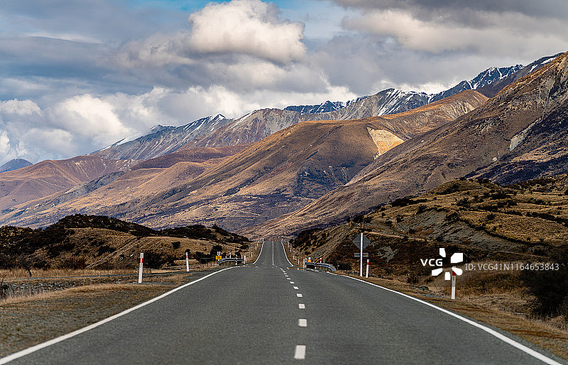 新西兰坎特伯雷库克山国家公园图片素材