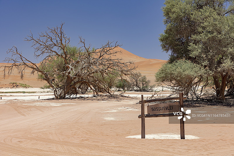 纳米比亚的著名苏丝斯黎地名标志（2018年）图片素材