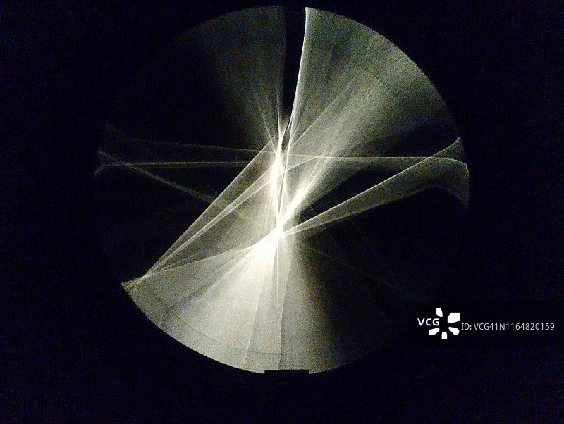 墙壁上的彩色投影图片素材