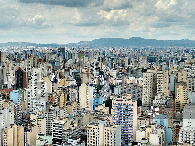 巴西圣保罗天际线图片素材