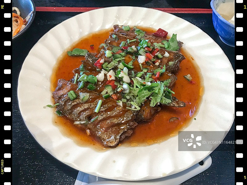 横滨午餐：红烧带鱼图片素材