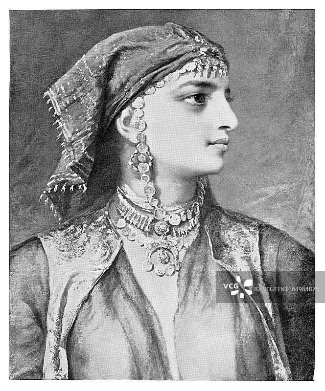 埃及女孩图片素材