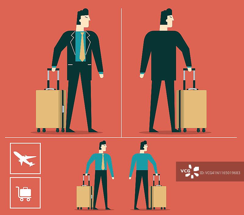 商务旅行：商务人士图片素材
