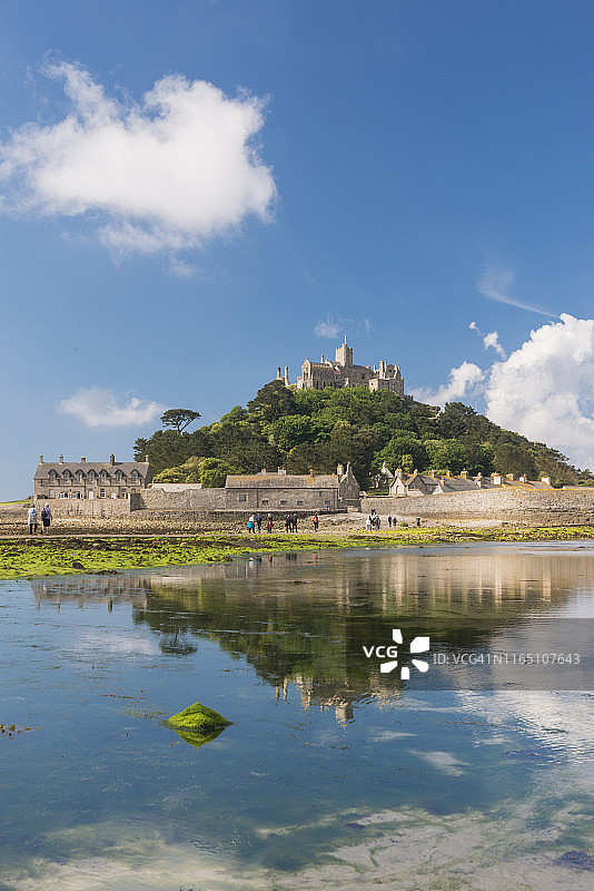 英国康沃尔马razion圣米迦勒山，欧洲图片素材
