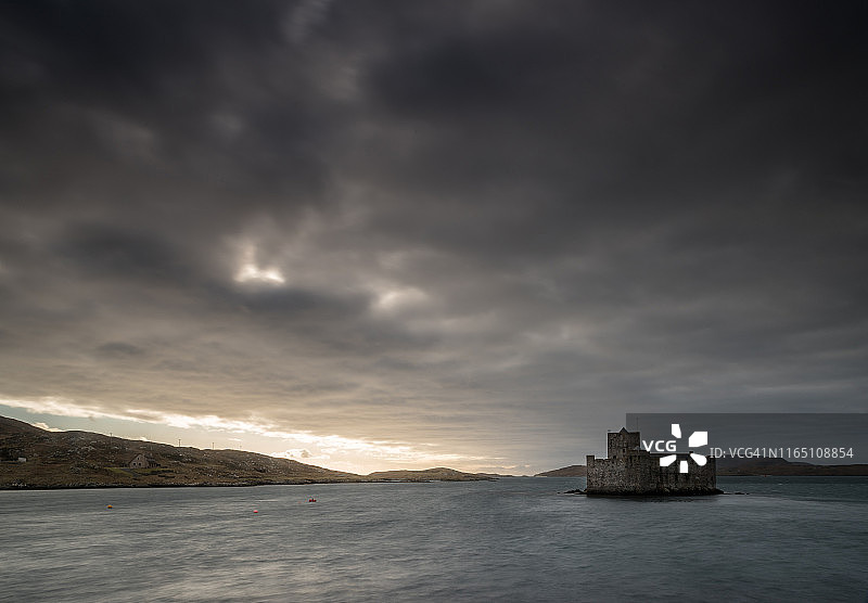 苏格兰巴拉岛基西穆尔城堡图片素材