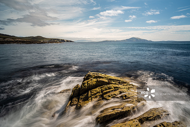 爱尔兰梅奥郡阿基尔岛南部风光图片素材