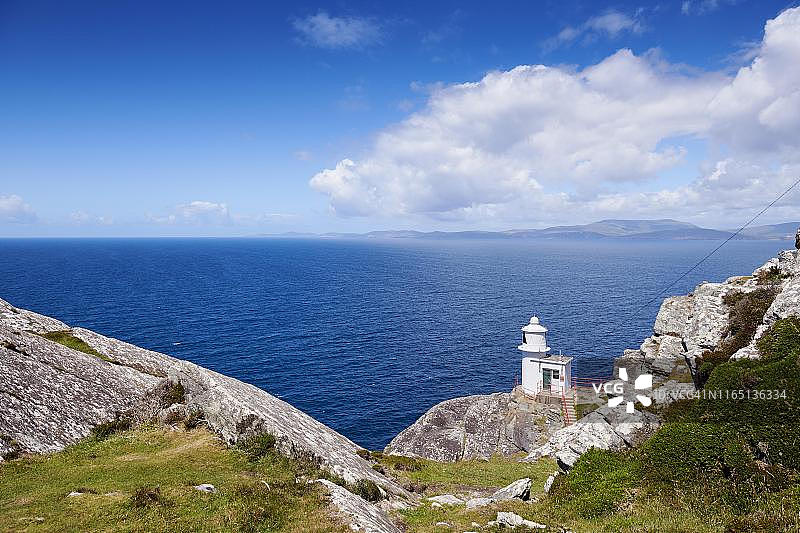 爱尔兰科克郡谢普斯黑德灯塔图片素材