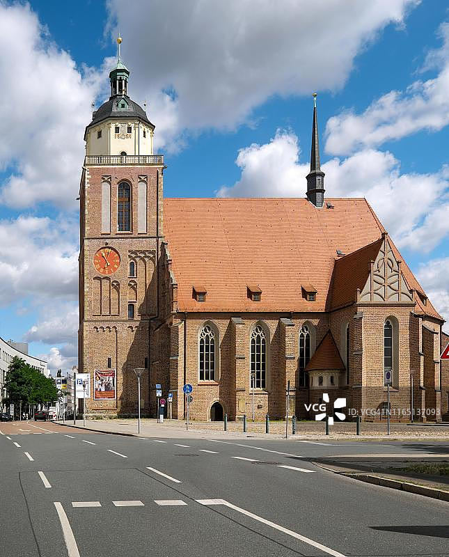 德国萨克森-安哈尔特州德绍的圣玛丽教堂图片素材