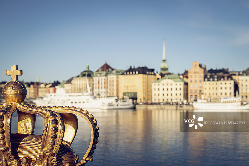 斯德哥尔摩城市天际线图片素材