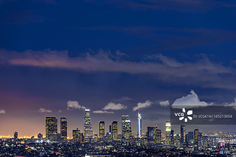 洛杉矶暮光景色图片素材