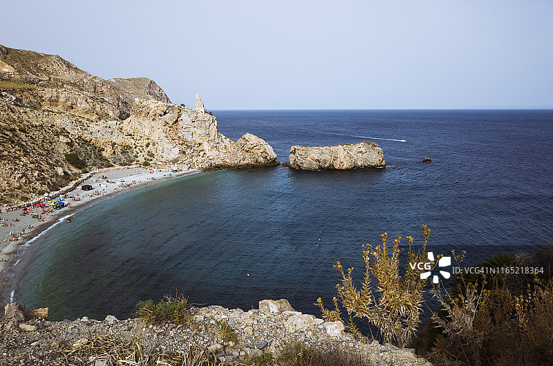 格拉纳达省拉里哈纳海滩图片素材