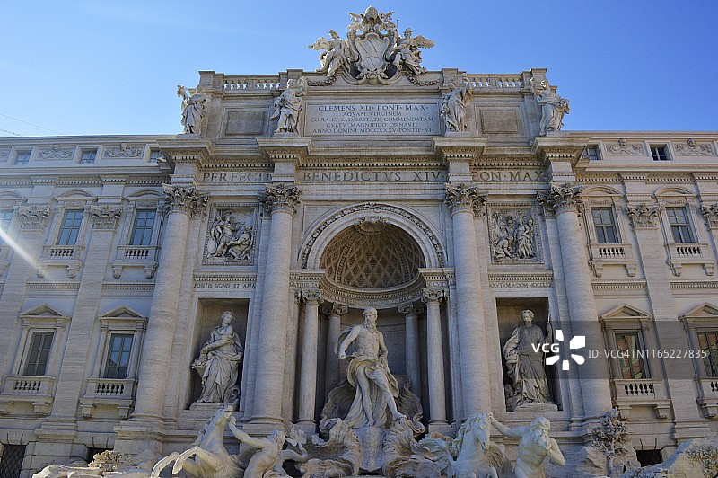 罗马特莱维喷泉图片素材