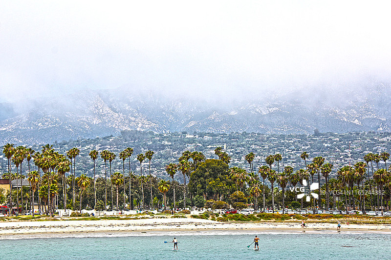 圣巴巴拉海滩图片素材