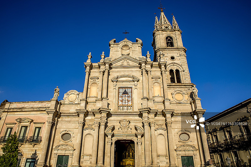 阿奇雷亚莱的玛丽亚·安农齐亚塔大教堂（意大利西西里岛）图片素材