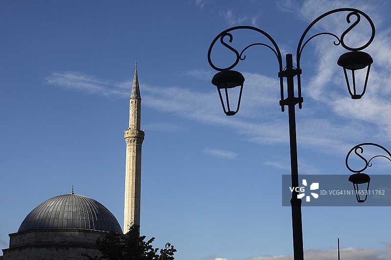 科索沃普里兹伦的穆罕默德·帕夏清真寺图片素材