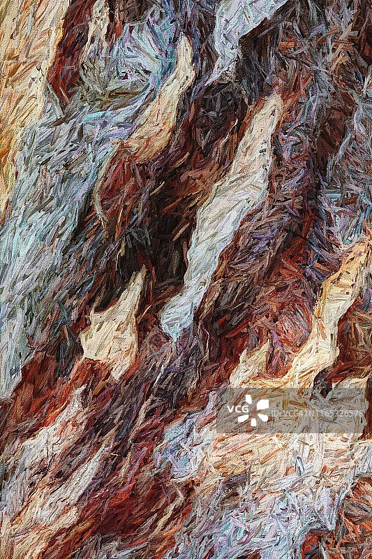 彩绘树皮图片素材