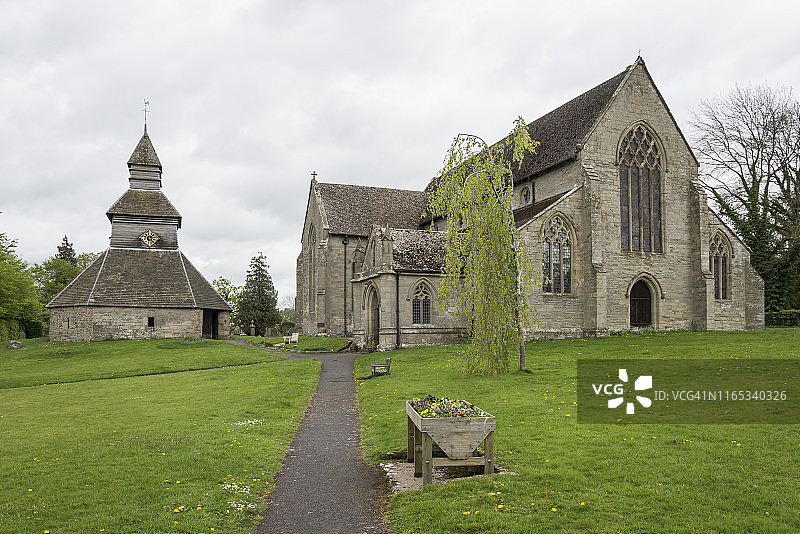 彭布里奇圣玛丽教堂，赫里福德郡图片素材