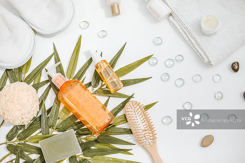 天然化妆品成分：护肤、身体与头发护理图片素材