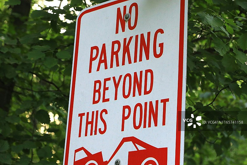 禁止停车标志图片素材